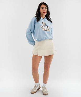 Sweat à capuche fille - LuluCastagnette X Alizée vue5 - LULU CASTAGNETTE G4G D - GEMO