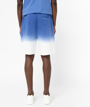 Bermuda en molleton tie-and-dye homme vue3 - GEMO (HOMME) - GEMO