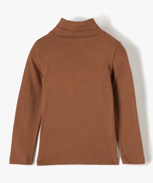 Tee-shirt garçon imprimé à manches longues et col montant vue3 - GEMO (ENFANT) - GEMO
