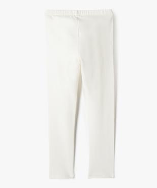 Legging long uni résistant en coton stretch fille vue4 - GEMO (ENFANT) - GEMO