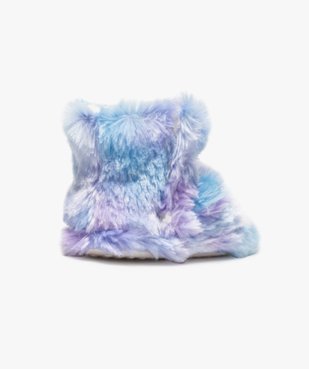 Chaussons fille en forme de boots peluche licorne vue4 - Nikesneakers (ENFANT) - Nikesneakers