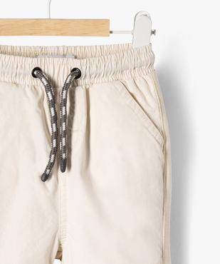 Pantalon parachute et jersey avec ceinture élastique bébé garçon vue2 - GEMO(BEBE DEBT) - GEMO