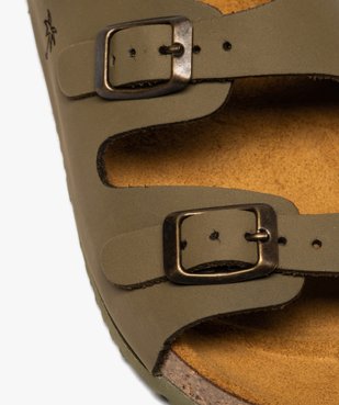Mules garçon en cuir à double bride ajustable vue6 - GEMO (ENFANT) - GEMO