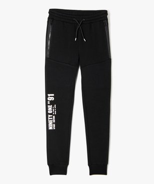 Pantalon de jogging en maille extensible garçon vue1 - GEMO (JUNIOR) - GEMO