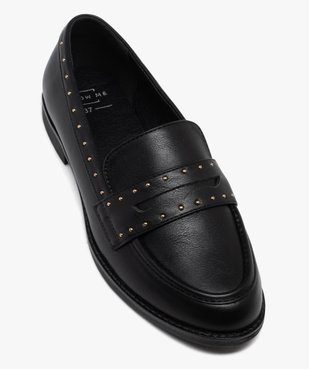 Mocassins plats avec petits clous métalliques femme vue6 - FOLLOW ME - GEMO