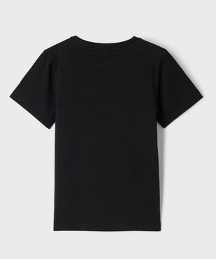 Tee-shirt à manches courtes en coton uni garçon vue3 - GEMO 4G GARCON - GEMO