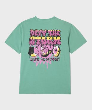 Tee-shirt manches courtes imprimé devant et dos garçon - Fortnite vue4 - FORTNITE - GEMO