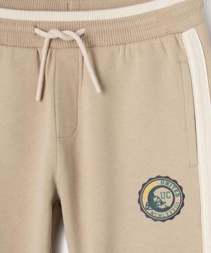 Bermuda en maille French Terry garçon - Camps United vue2 - CAMPS GEMO FOR GOOD - GEMO