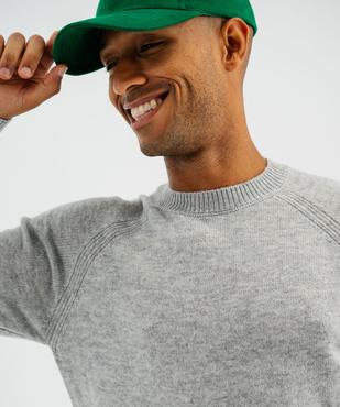 Pull en laine à manches raglan homme vue2 - GEMO (HOMME) - GEMO