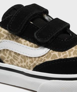 Baskets Brooklyn LS V à scratch à motif léopard fille - Vans  vue6 - VANS - GEMO