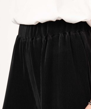 Pantalon large en maille plissée fluide femme vue2 - GEMO(FEMME PAP) - GEMO