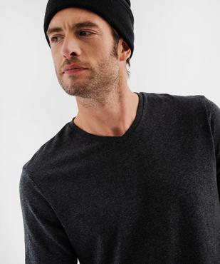 Tee-shirt manches courtes à col V homme vue2 - GEMO 4G HOMME - GEMO