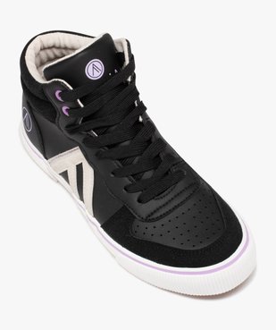 Baskets femme mid-cut unies à lacets - Alma Planète vue5 - ALMA PLANETE - GEMO