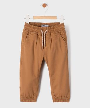 Pantalon jogger avec taille ajustable bébé garçon vue1 - GEMO(BEBE DEBT) - GEMO