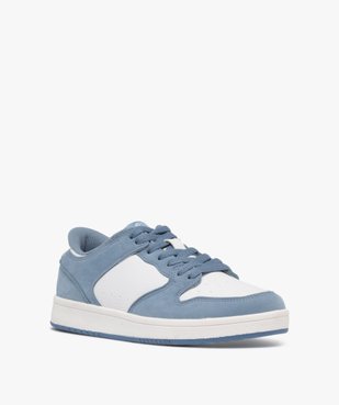 Baskets basses bicolores et grainées femme - Camps United vue3 - CAMPS GEMO FOR GOOD - GEMO