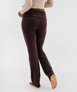 Pantalon loungewear flare femme vue3 - GEMO 4G FEMME - GEMO