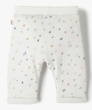 Pantalon bébé en maille rembourrée chaude et souple - LuluCastagnette vue3 - LULUCASTAGNETTE - GEMO