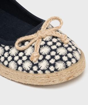 Ballerines en toile avec semelle de corde femme - Follow Me vue6 - FOLLOW ME - GEMO