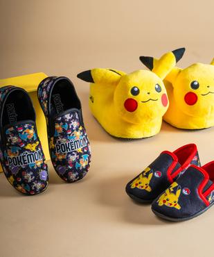 Chaussons 3D forme Pikachu garçon - Pokemon  vue7 - POKEMON - GEMO
