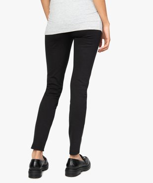 Pantalon femme ajusté bimatière vue3 - GEMO (MATER) - GEMO