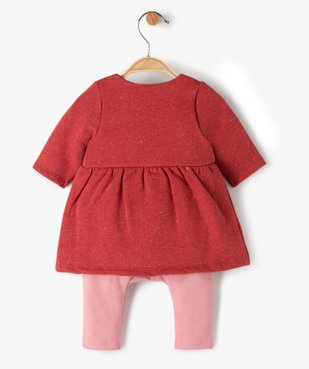 Combinaison bébé fille effet 2-en-1 - Sucre d'Orge vue3 - SUCRE D'ORGE - GEMO