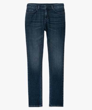 Jean homme coupe straight aspect délavé sur l’avant vue4 - GEMO (HOMME) - GEMO
