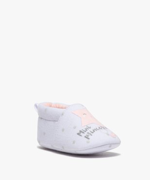 Chaussons de naissance bébé fille mini princesse vue2 - GEMO(BB COUCHE) - GEMO