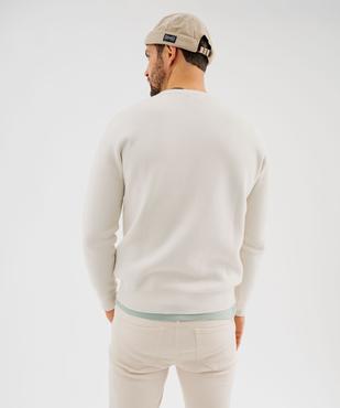 Pull en coton homme vue3 - GEMO (HOMME) - GEMO
