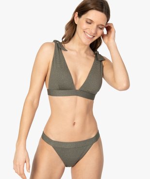Bas de maillot de bain femme pailleté vue3 - Nikesneakers (PLAGE) - Nikesneakers