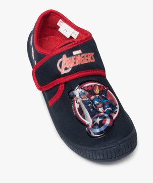 Chaussons garçon avec bride à scratch - Avengers vue5 - AVENGERS - GEMO
