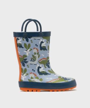 Bottes de pluie imprimé dinosaures garçon vue1 - 5 MILES - GEMO