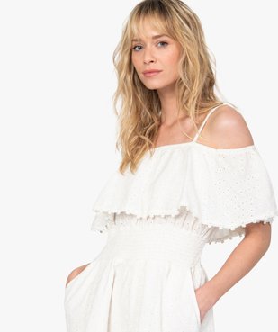 Combishort femme en broderie anglaise – Lulu Castagnette vue2 - LULUCASTAGNETTE - GEMO