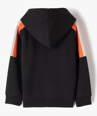 Sweat garçon à capuche en molleton chaud vue4 - GEMO (ENFANT) - GEMO
