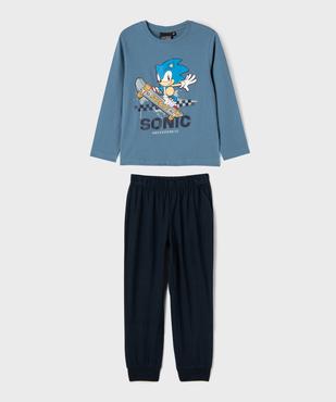Pyjama en coton imprimé garçon - Sonic vue1 - SONIC - GEMO