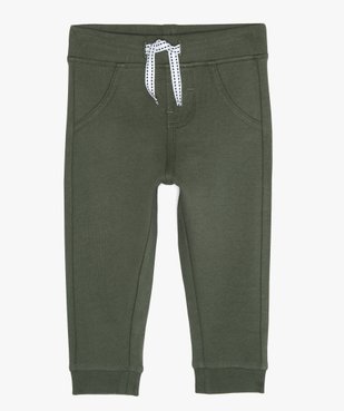 Pantalon de jogging bébé uni vue1 - GEMO C4G BEBE - GEMO