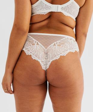 Tanga en dentelle femme grande taille vue2 - GEMO(HOMWR FEM) - GEMO