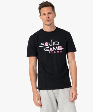 Tee-shirt homme à manches courtes imprimé - Squid Game vue1 - SQUID GAME - GEMO