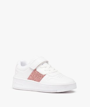 Baskets fille unies à bande pailletée – Champion Rebound vue2 - CHAMPION USA - GEMO