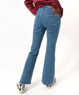 Jean Bootcut taille haute effet push-up femme vue3 - GEMO 4G FEMME - GEMO