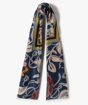 Foulard femme à motifs fleuris vue1 - GEMO (ACCESS) - GEMO