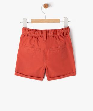 Bermuda en toile de coton bébé garçon - LuluCastagnette vue3 - LULUCASTAGNETTE - GEMO