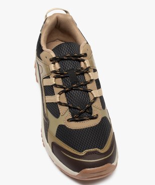 Chaussures de trekking homme à lacets et semelle crantée vue5 - GEMO (CASUAL) - GEMO