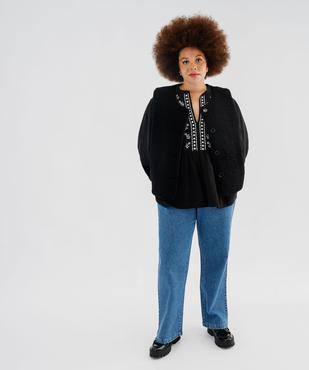 Veste sans manches en sherpa femme grande taille vue4 - GEMO 4G GT - GEMO