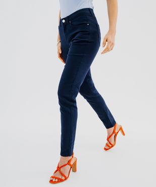 Pantalon coupe Slim taille normale femme vue8 - GEMO 4G FEMME - GEMO