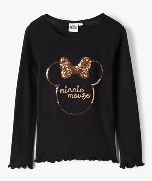 Tee-shirt fille avec motifs Minnie en sequins - Disney vue1 - MINNIE - GEMO