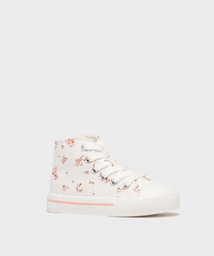 Tennis en toile montante fleurie fille vue2 - LOVELY WINGS - GEMO