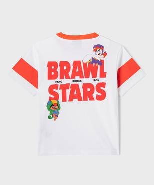 Tee-shirt manches courtes en jersey de coton imprimé devant et dos garçon - Brawl Stars vue3 - BRAWL STARS - GEMO