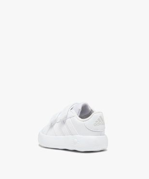 Baskets bébé fille unies à double scratch avec semelle souple Grandcourt – Adidas vue4 - ADIDAS - GEMO