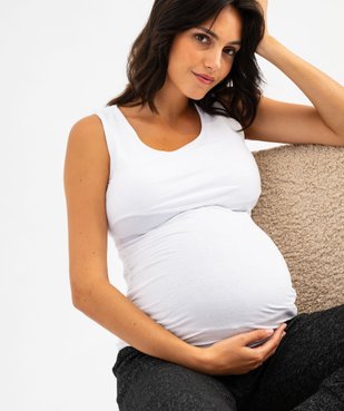 Débardeur femme spécial allaitement (lot de 2) vue5 - GEMO (MATER) - GEMO