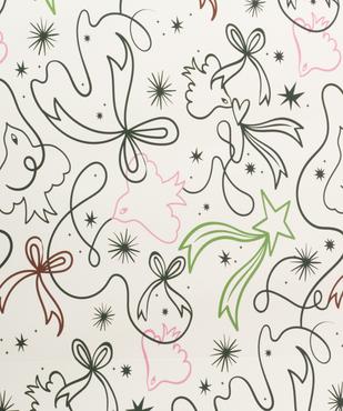 Sac cadeau grand format à motif oiseaux vue2 - GEMO (ACCESS) - GEMO